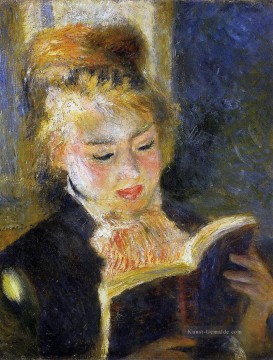 Pierre Auguste Renoir Werke - Frau liest Pierre Auguste Renoir